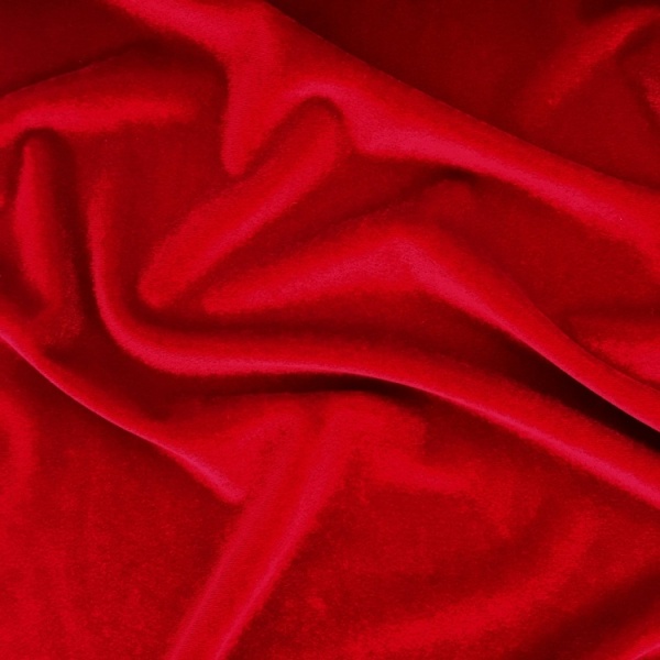 Stretch Velvet - MAROON